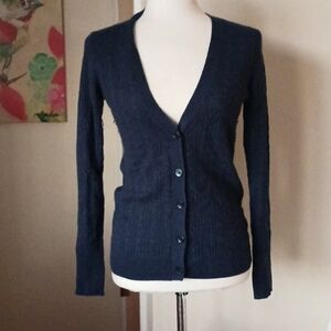 Express Navy Blue Women's Cardigan